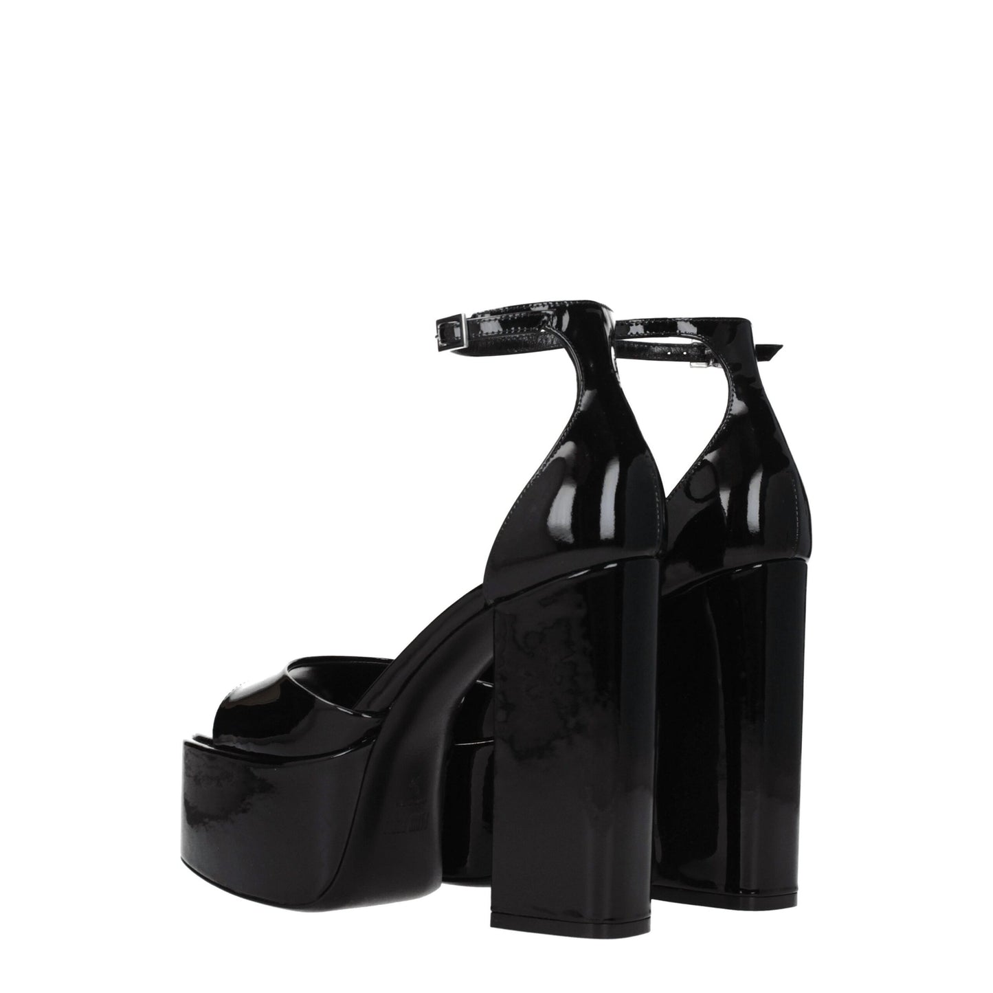 Black Leather Platforms