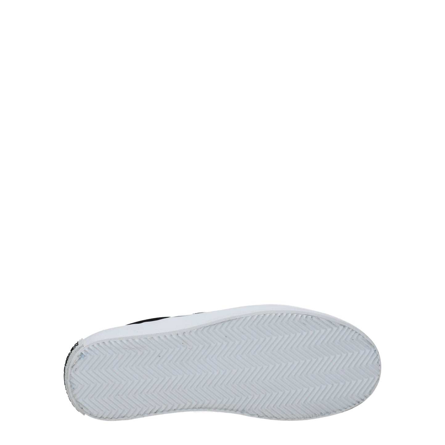 Black Fabric Slip-On Loafers