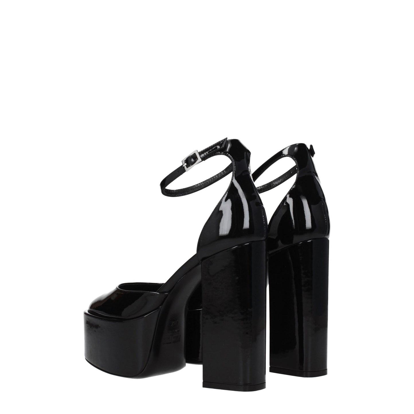 Black Leather Platforms