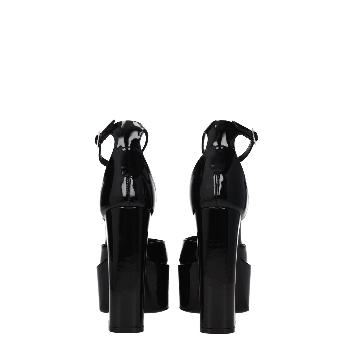 Black Leather Platforms