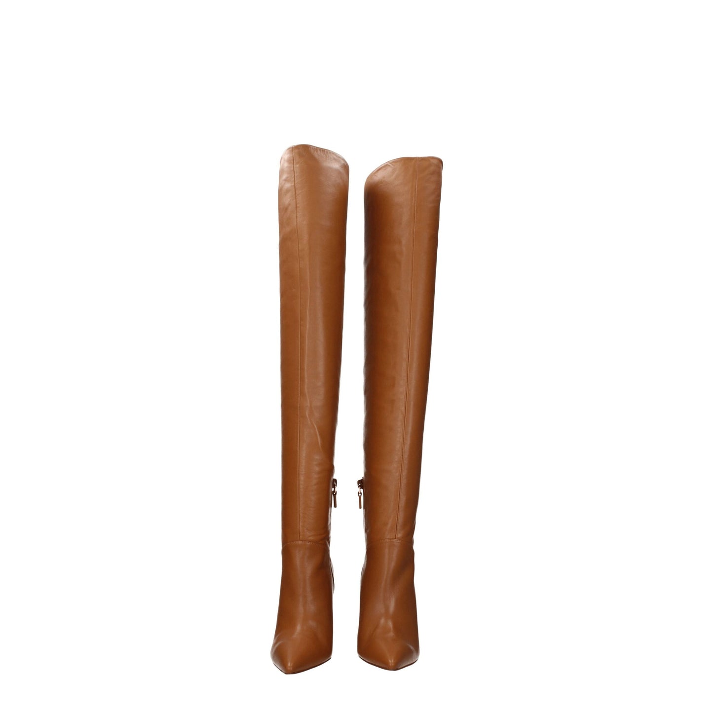 Brown Leather Over The Knee