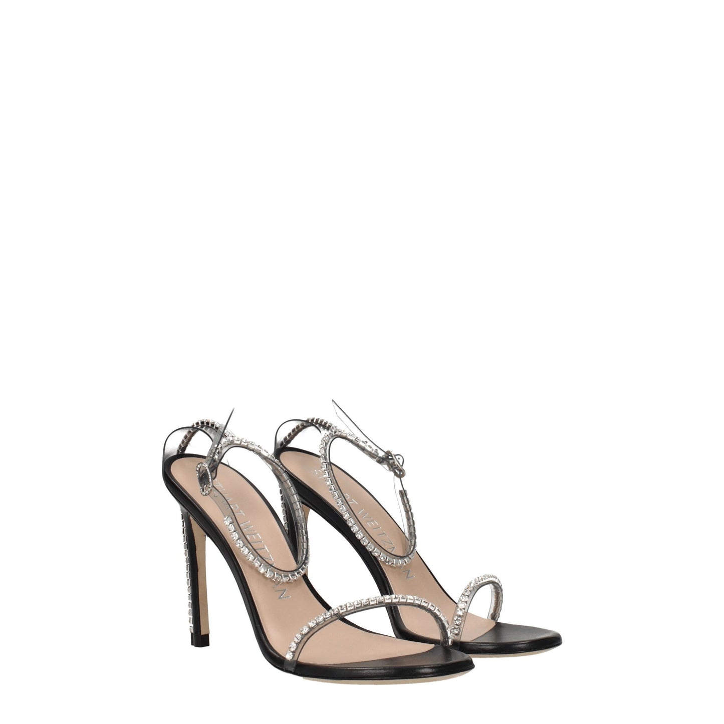 Transparent Pvc Stiletto Heels Sandals