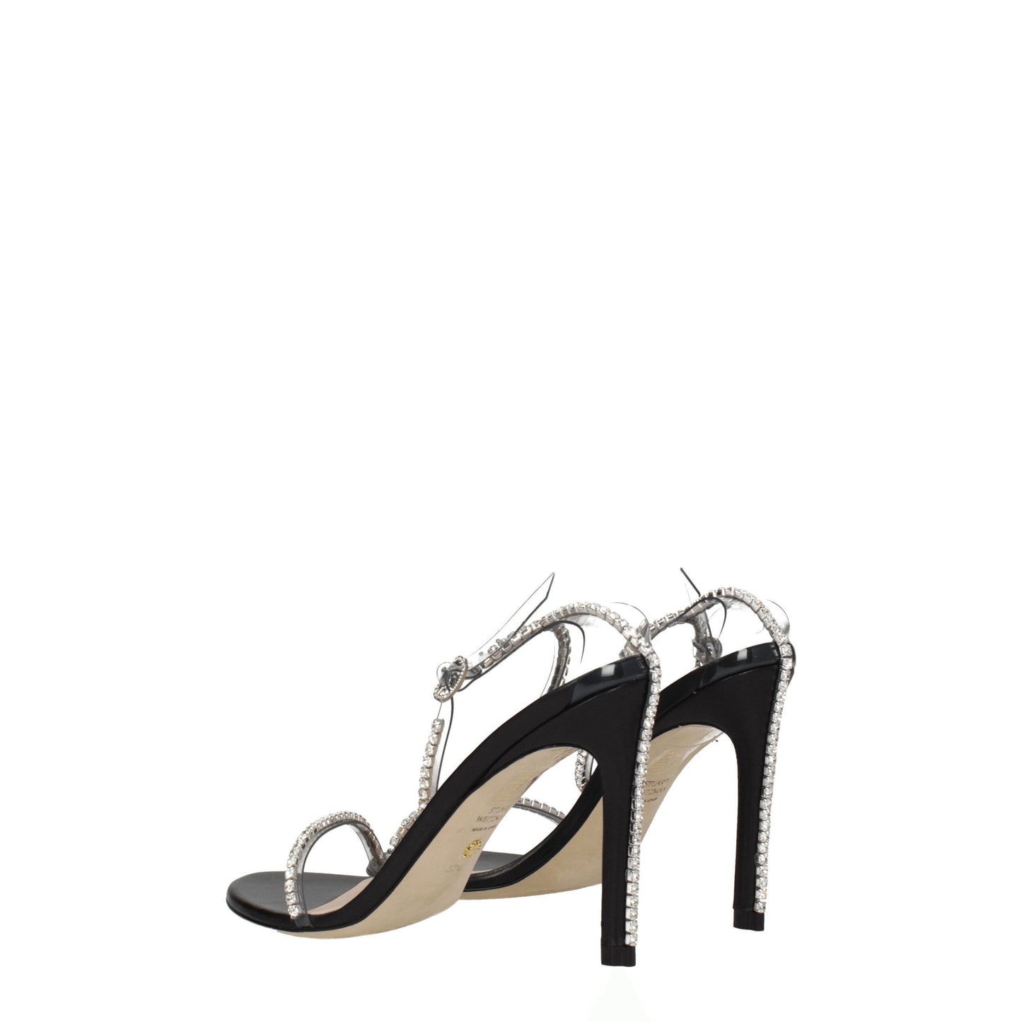 Transparent Pvc Stiletto Heels Sandals