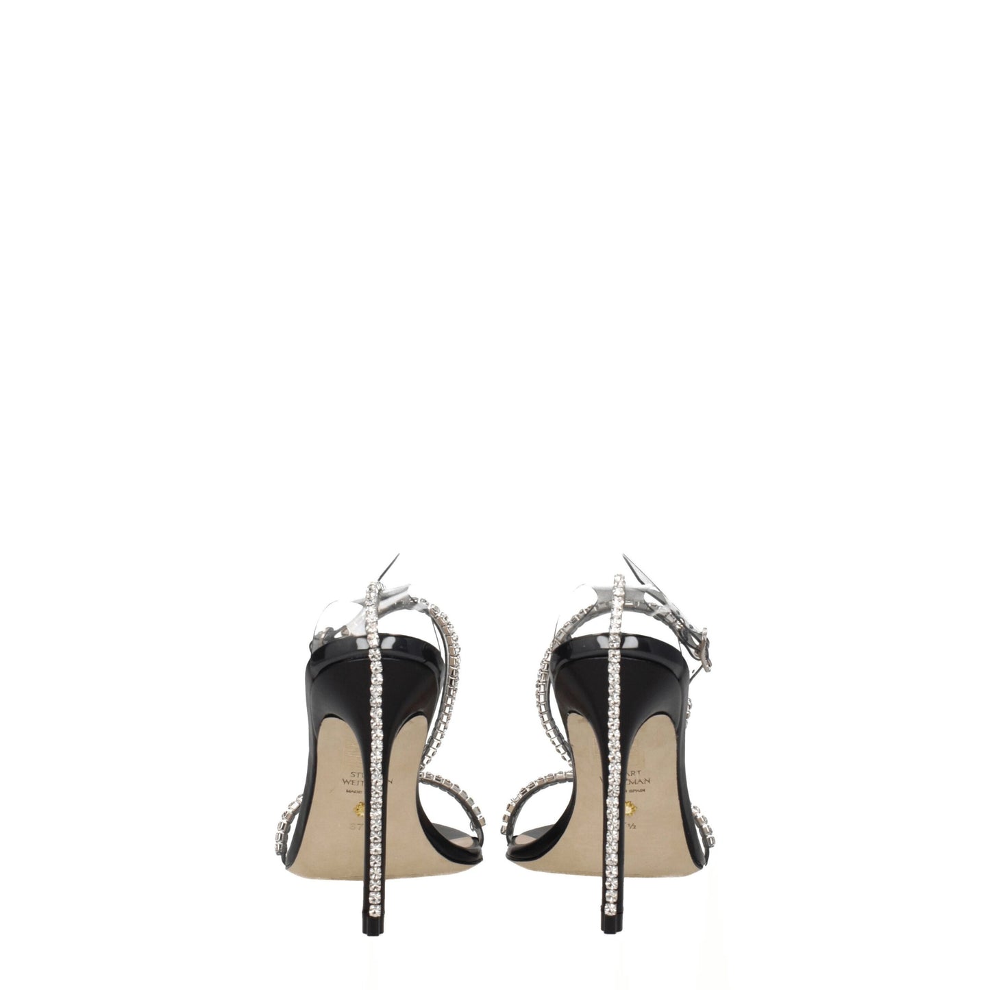 Transparent Pvc Stiletto Heels Sandals