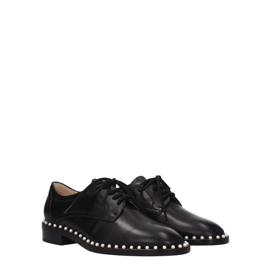 Black Leather Oxfords And Derbies
