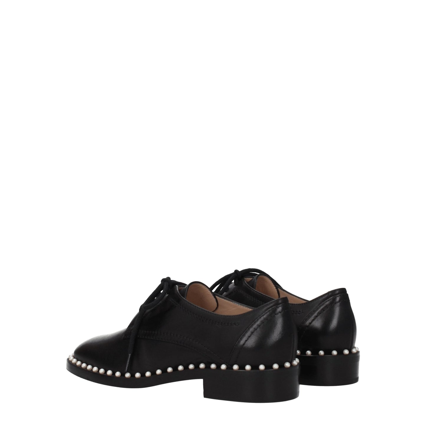 Black Leather Oxfords And Derbies