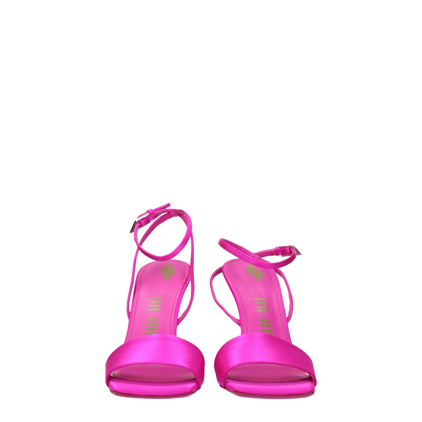 Pink Satin Platforms