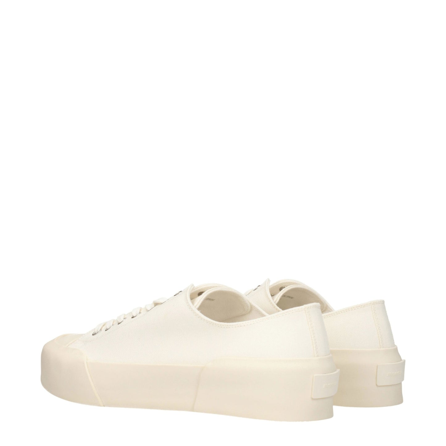 Beige Fabric Low Tops