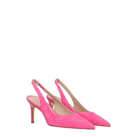 Pink Leather Pumps