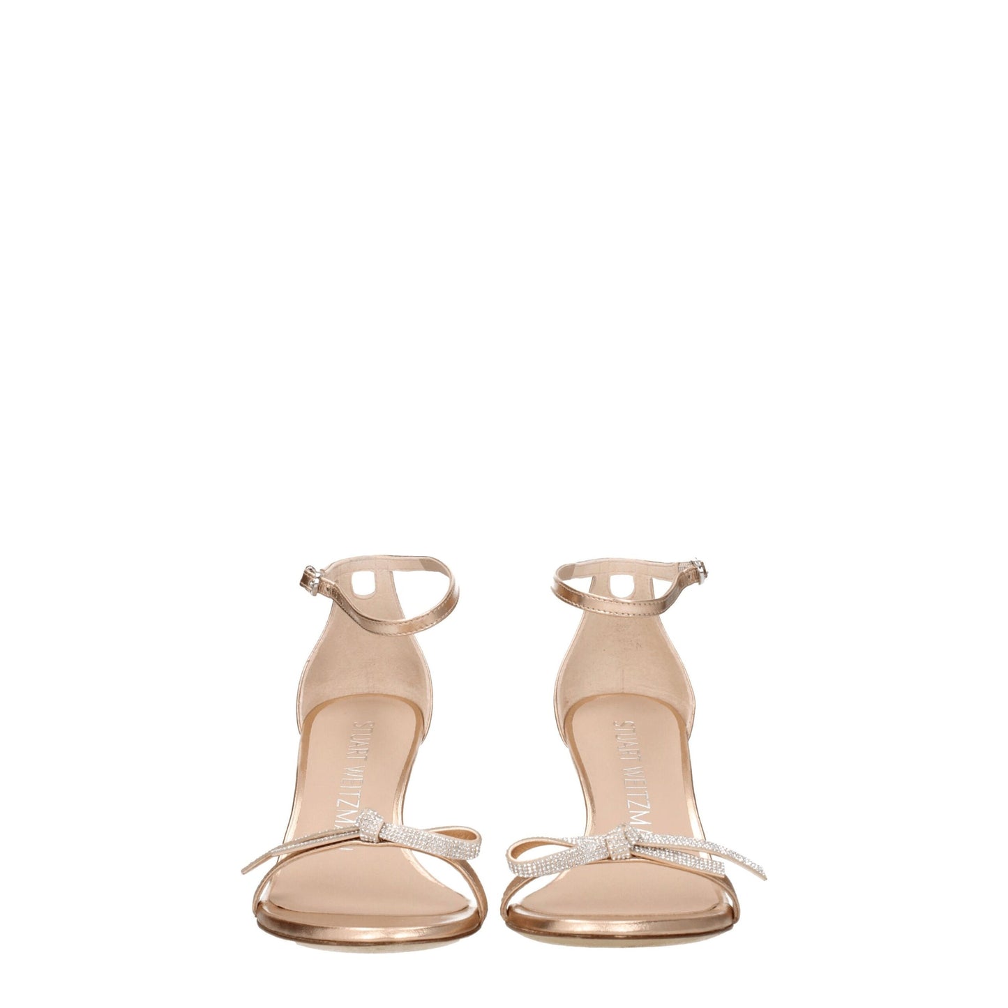 Pink Leather Stiletto Heels Sandals