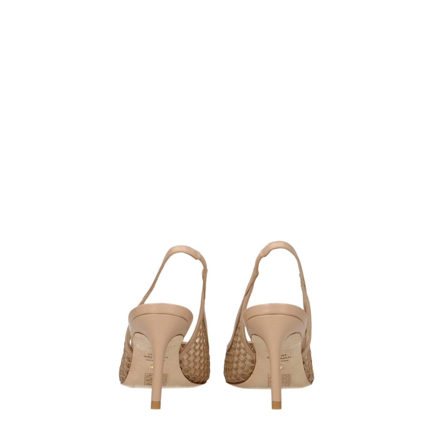 Beige Leather Pumps