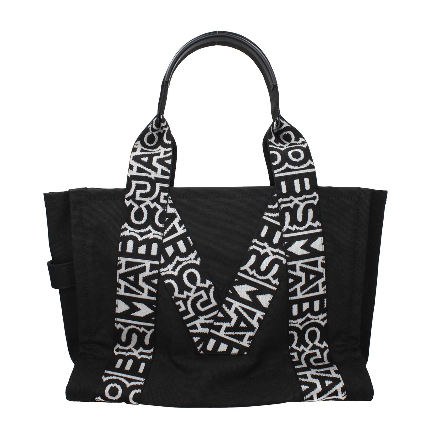 Black Fabric Shoulder Bag