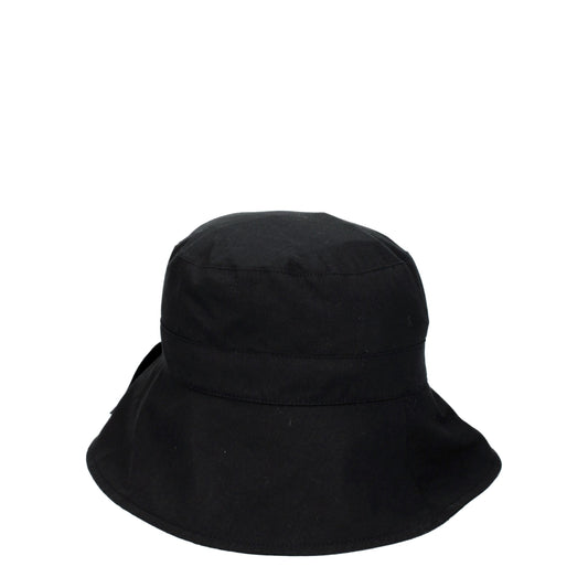 Black Cotton Bucket Hat