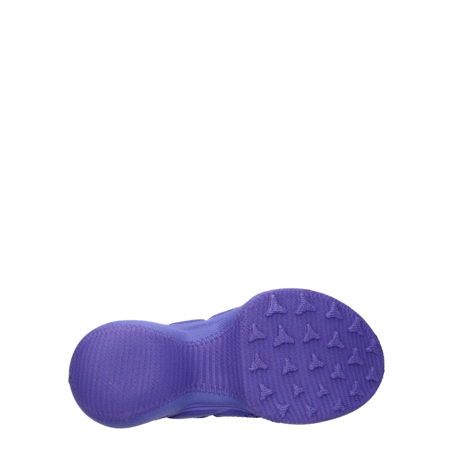 Purple Fabric Slip-On Loafers