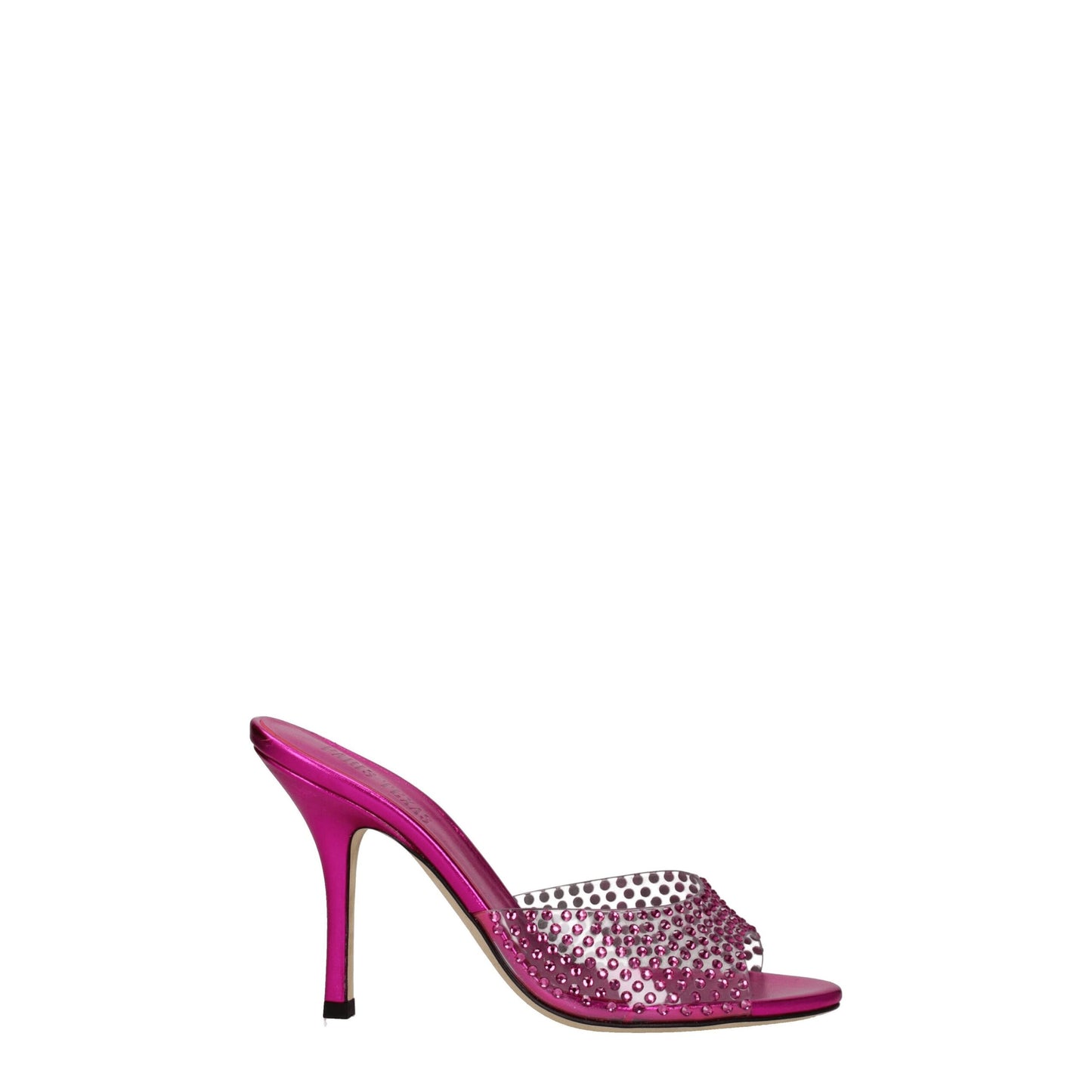 Transparent Pvc Stiletto Heels Sandals
