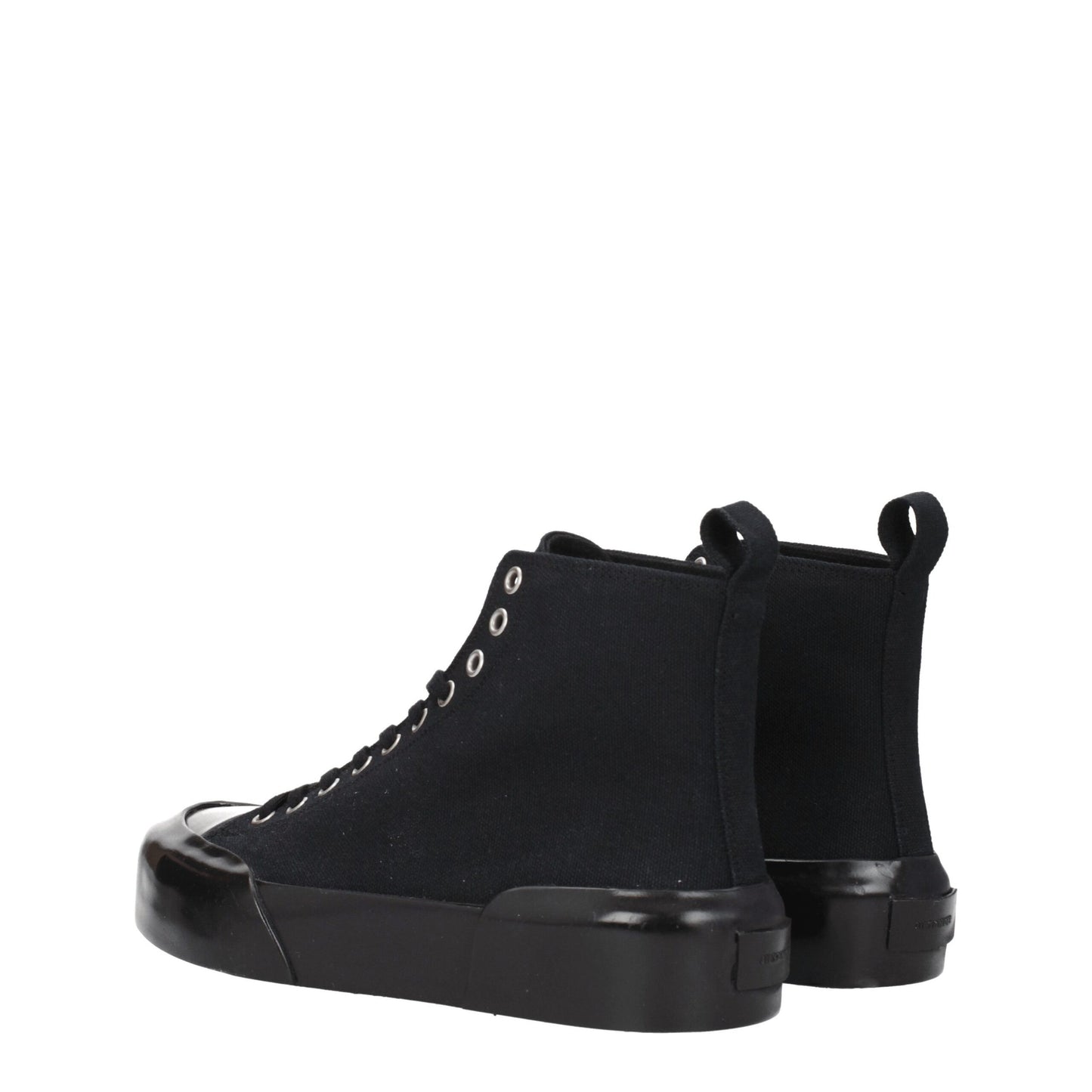 Black Fabric High Tops