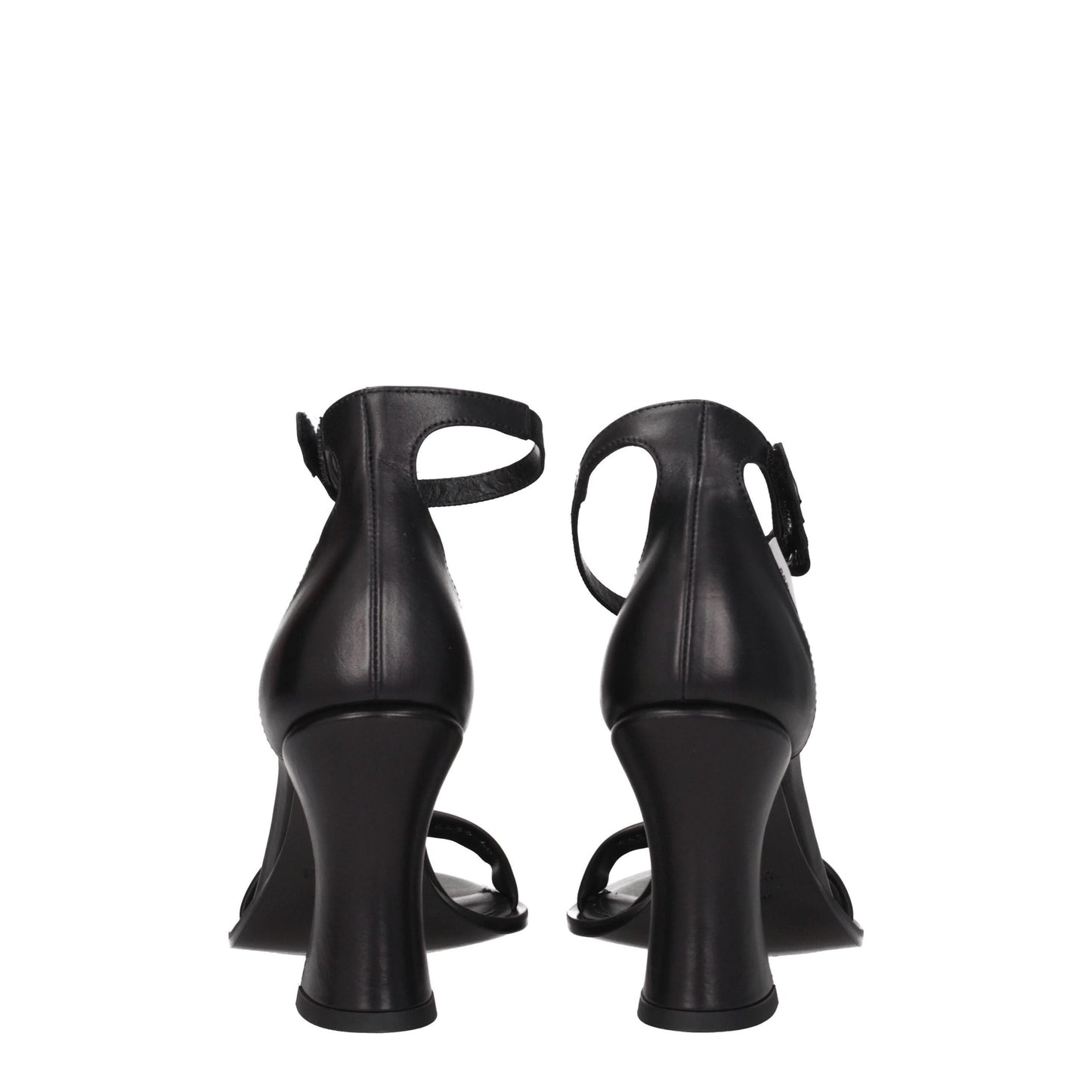 Black Leather Sandals