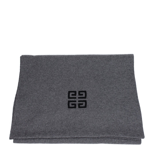 Gray Wool Scarf
