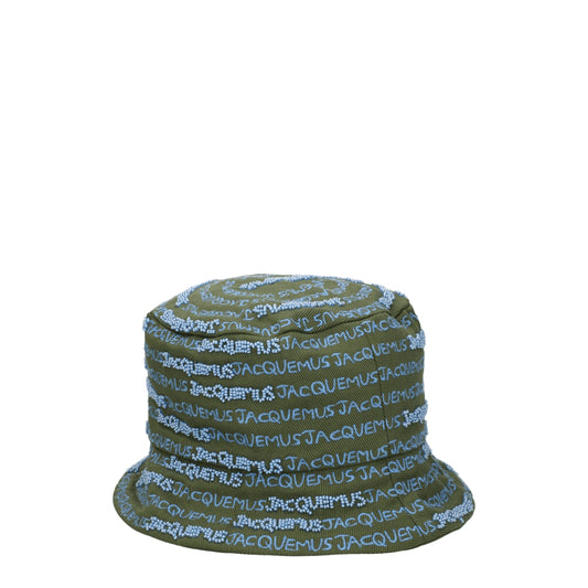 Green Cotton Bucket Hat