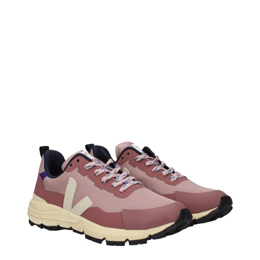 Pink Fabric Athletic Sneakers