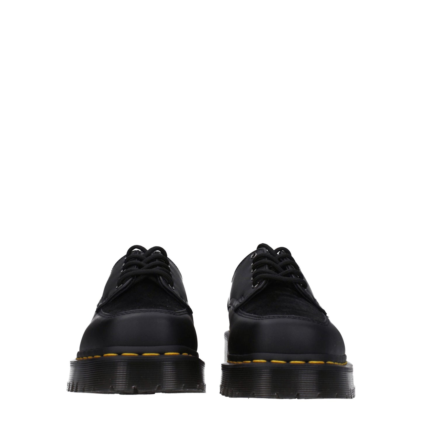 Black Leather Oxfords And Derbies