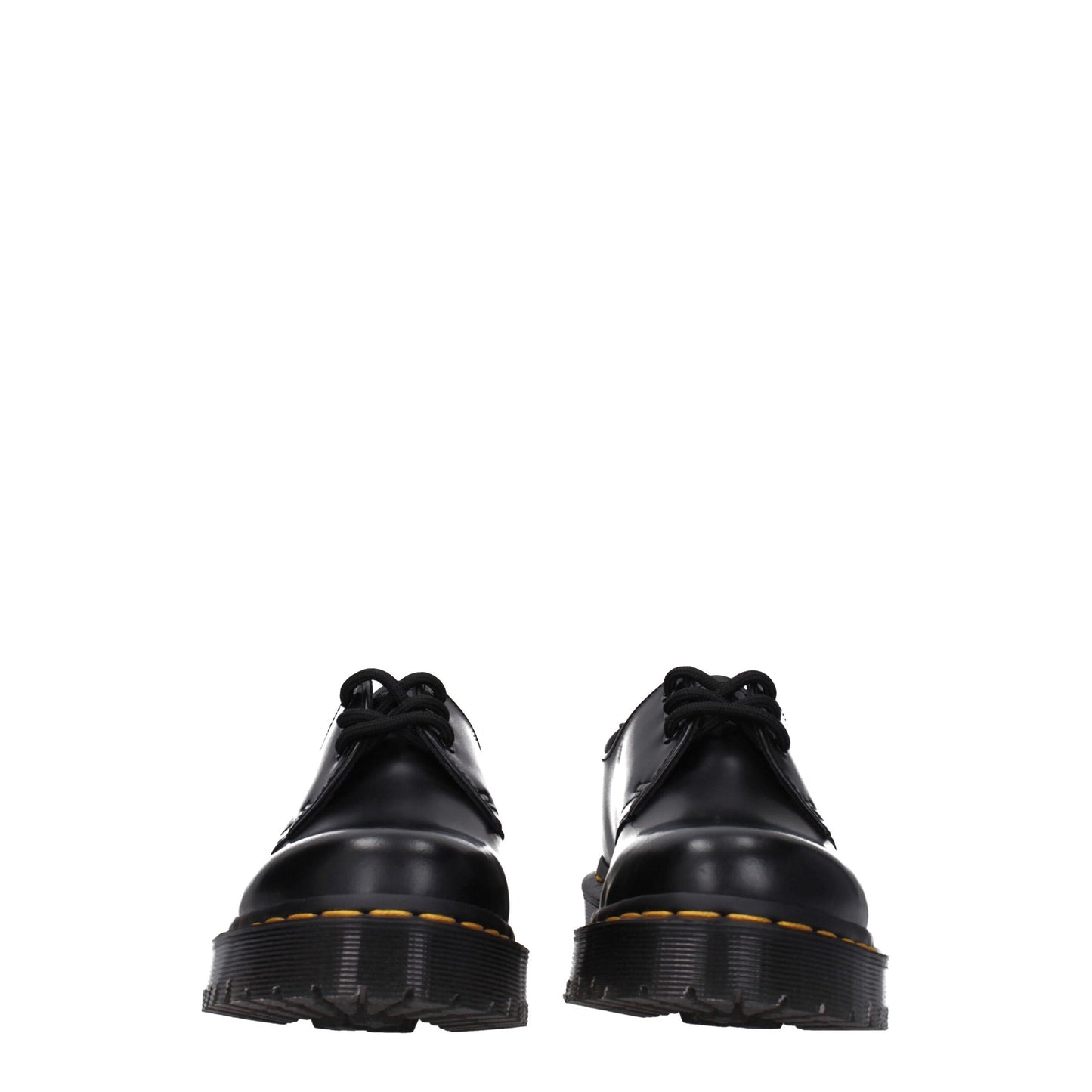 Black Leather Oxfords And Derbies