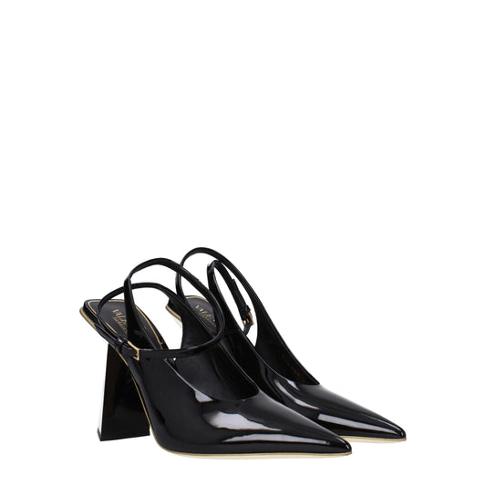 Black Leather Sandals