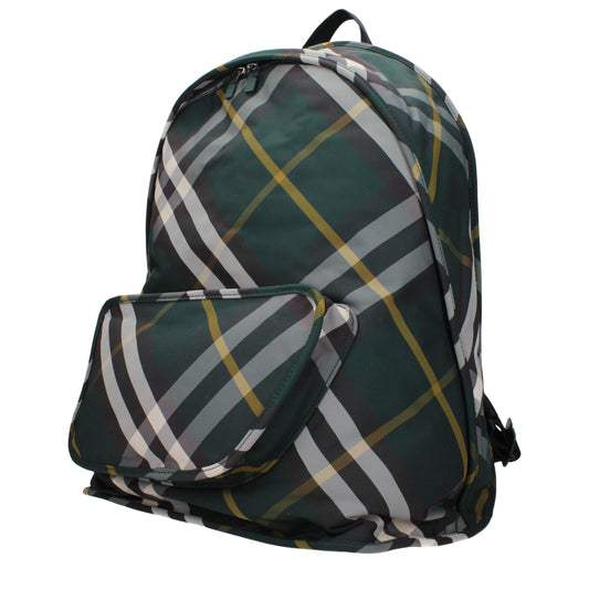 Green Fabric Backpack