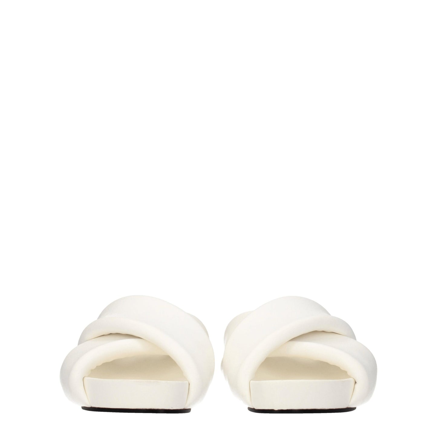 White Leather Slippers