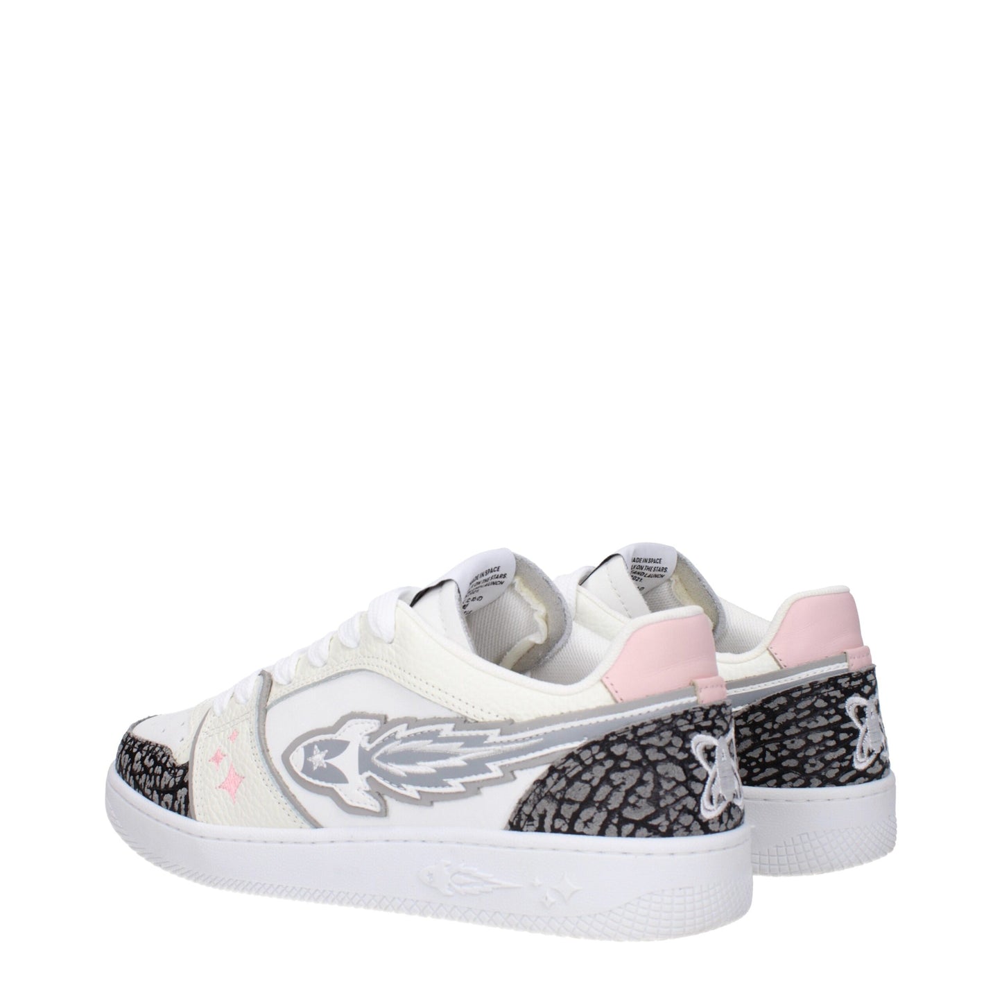 White Leather Athletic Sneakers