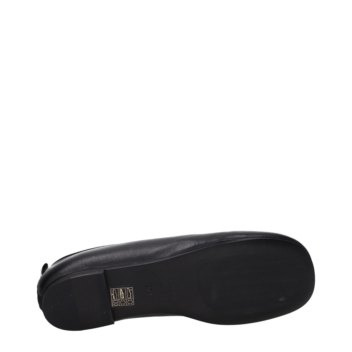 Black Leather Slip-On Loafers