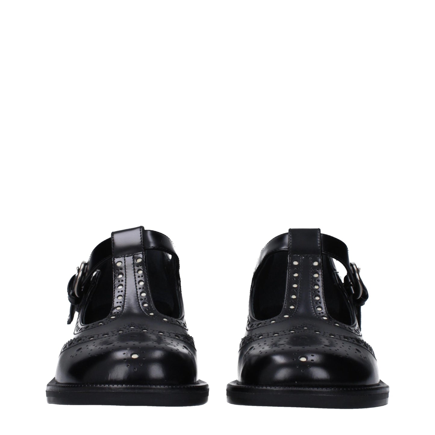 Black Leather Slip-On Loafers