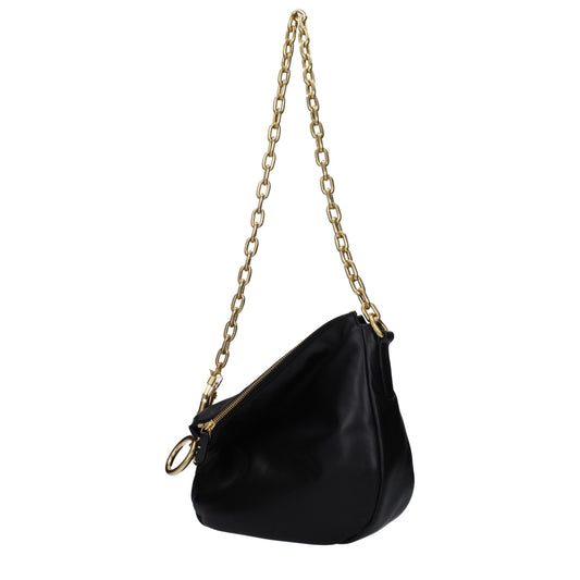 Black Leather Shoulder Bag
