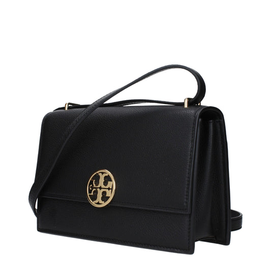 Black Leather Crossbody Bag