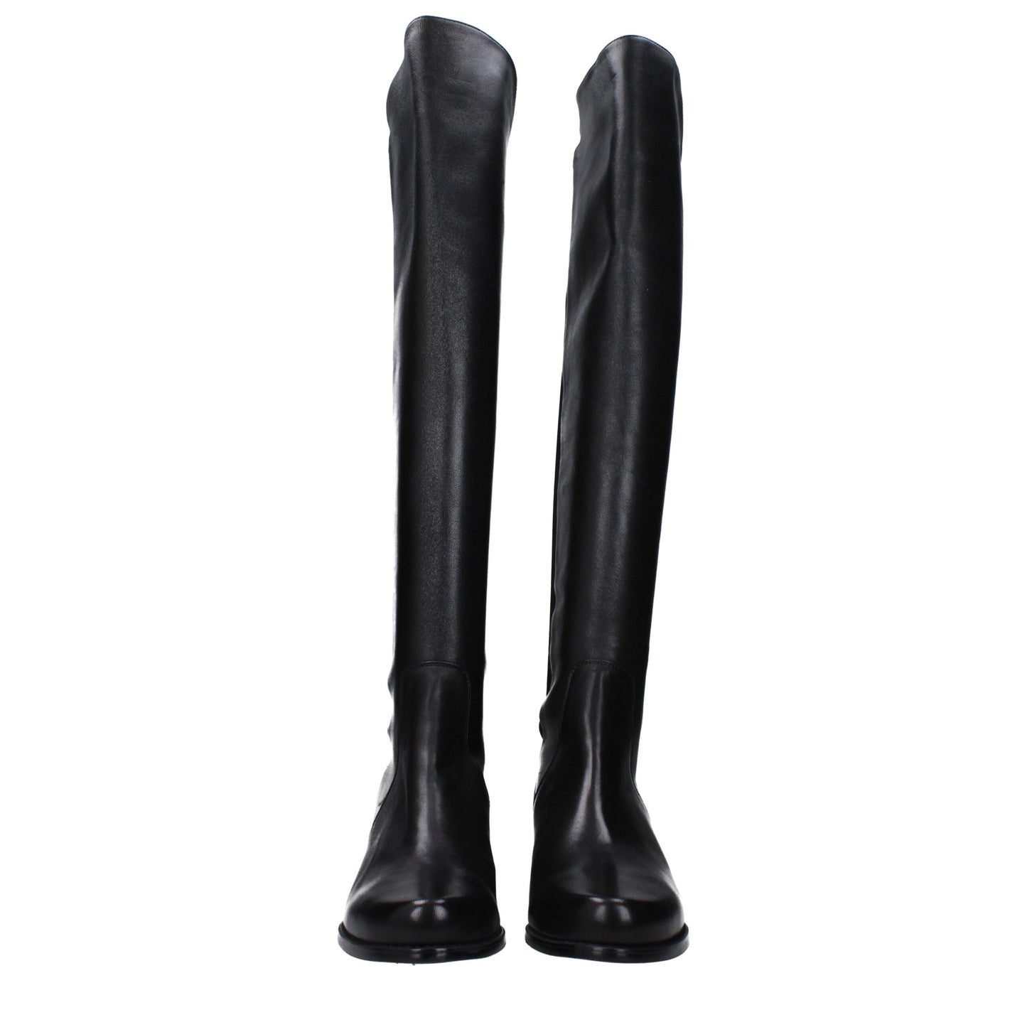 Black Leather Over The Knee