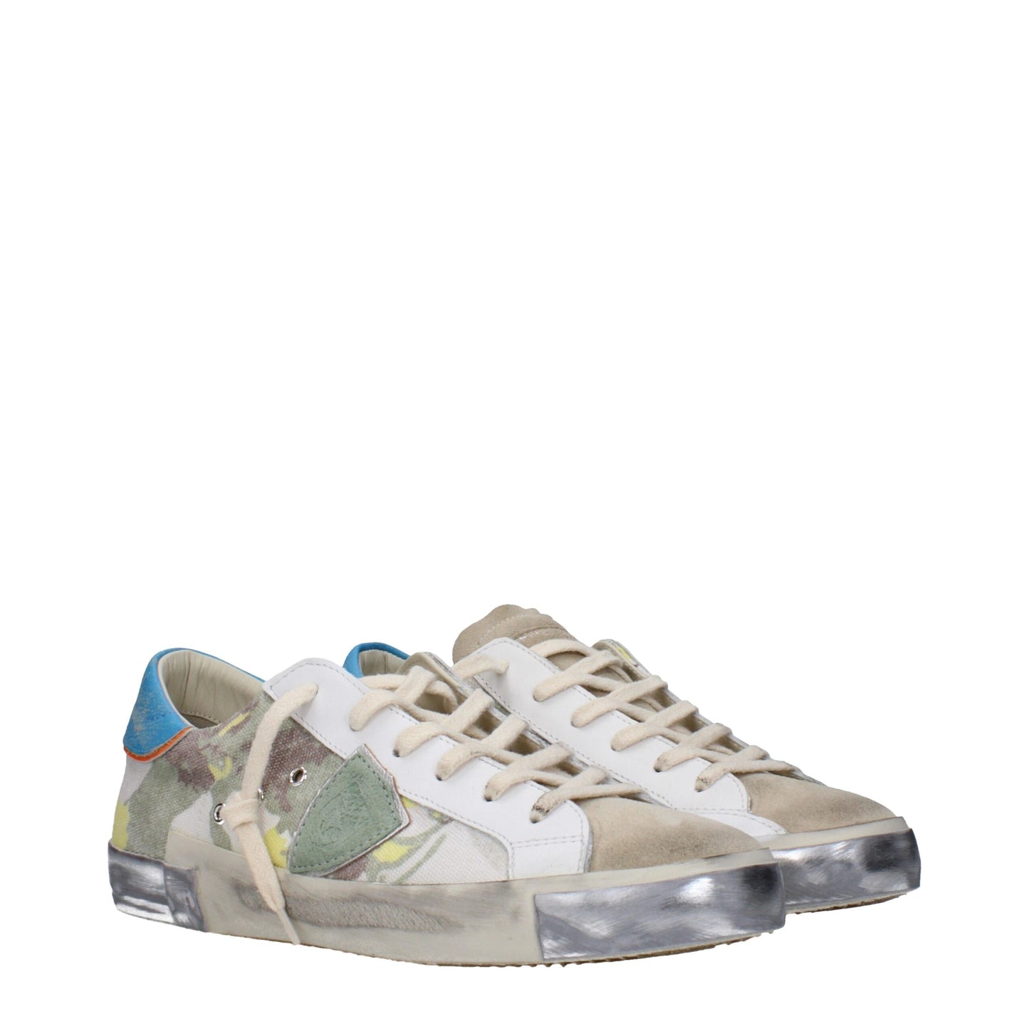 Multicolor Fabric Sneakers