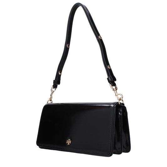 Black Leather Shoulder Bag