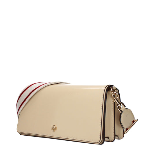 Beige Leather Crossbody Bags