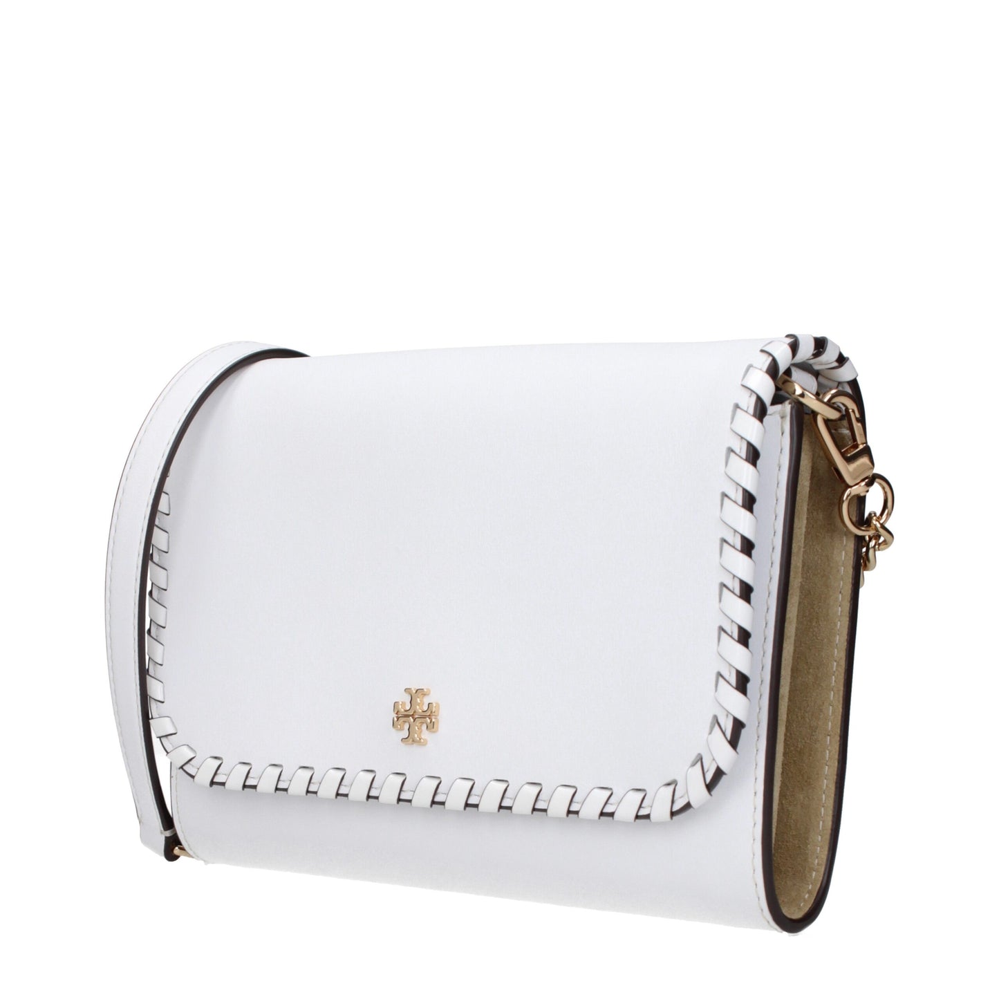 White Leather Clutch Bag