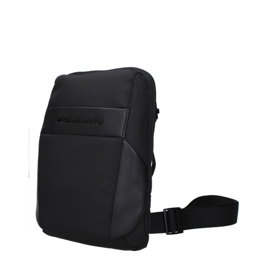Black Fabric Crossbody Bags