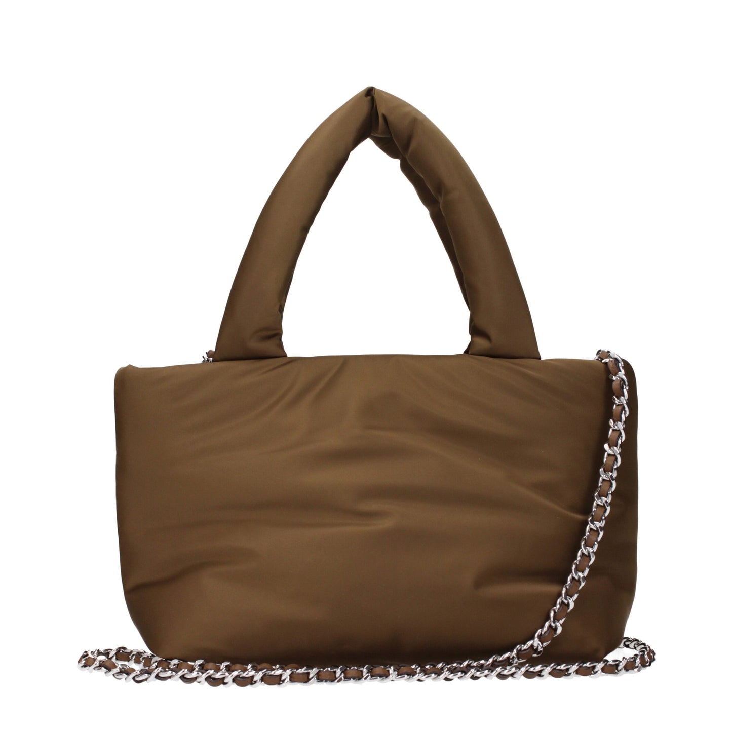 Brown Fabric Handbag