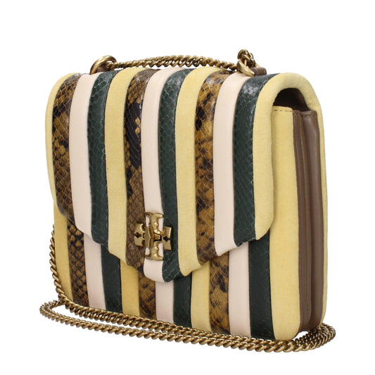 Yellow Leather Shoulder Bag