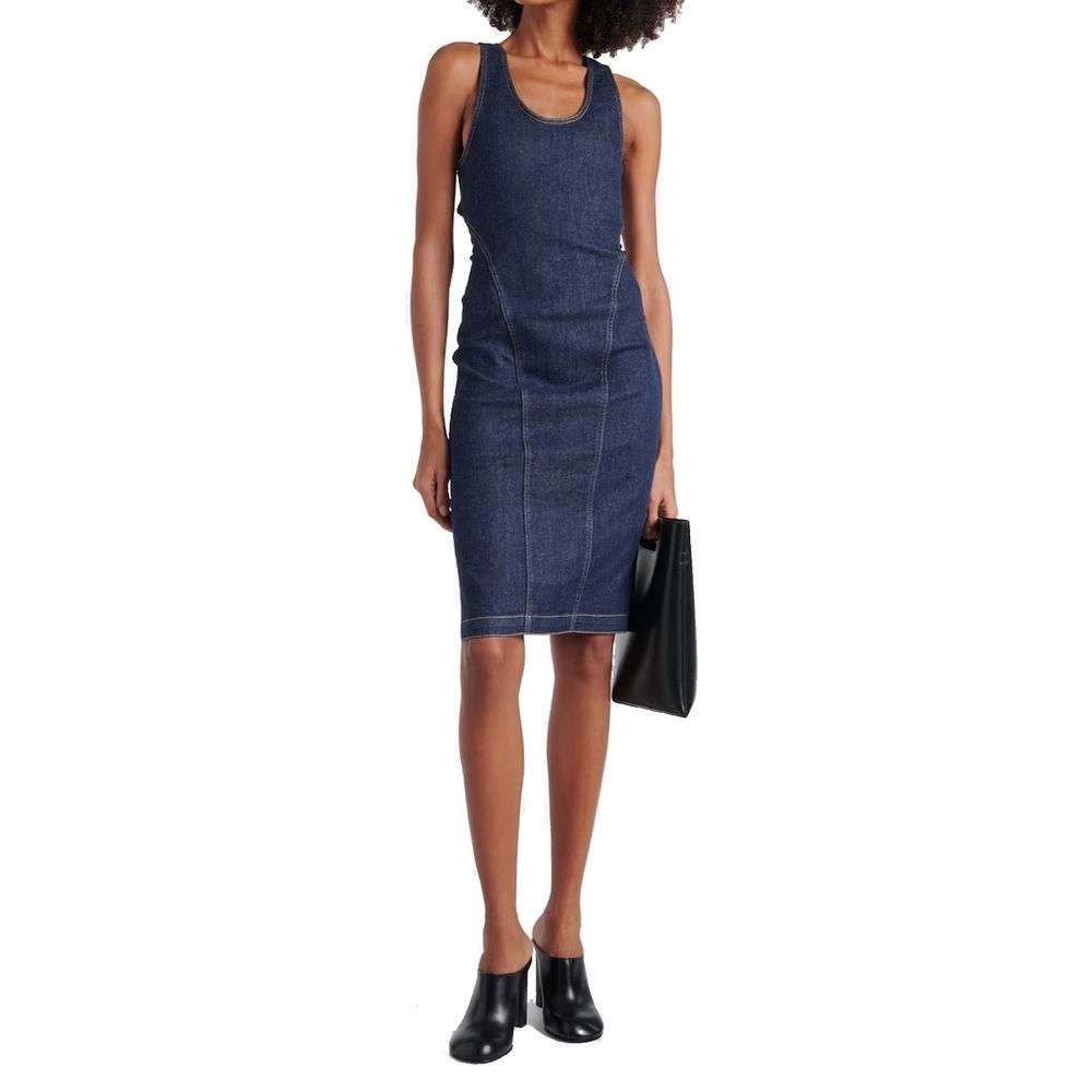 Sculpt Denim Dress