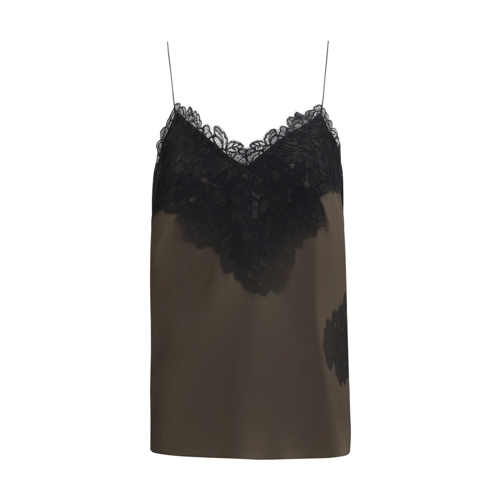 Silk and lace Top
