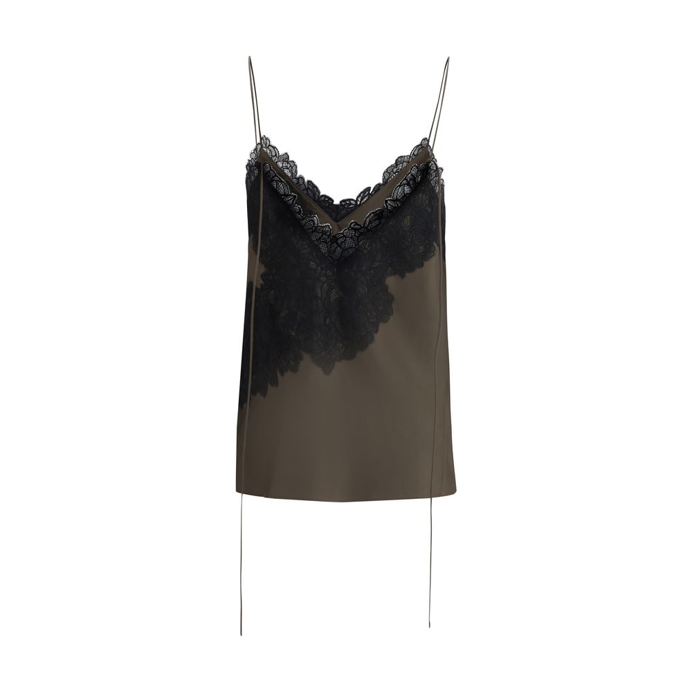 Silk and lace Top
