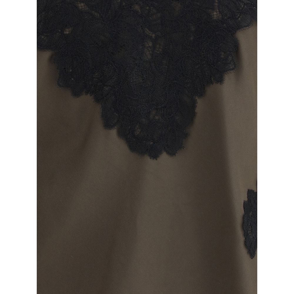 Silk and lace Top
