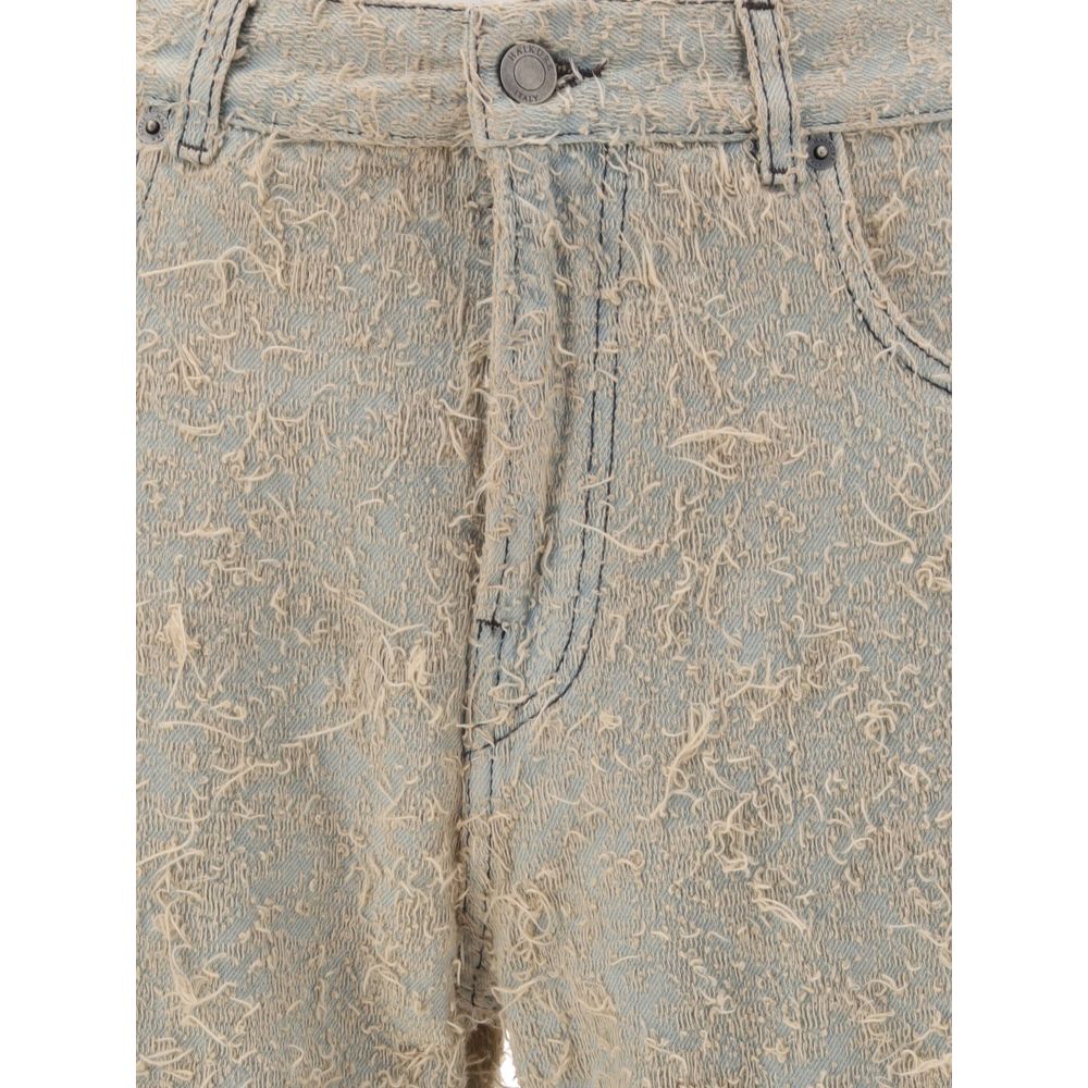 Jeans with pilling effect
