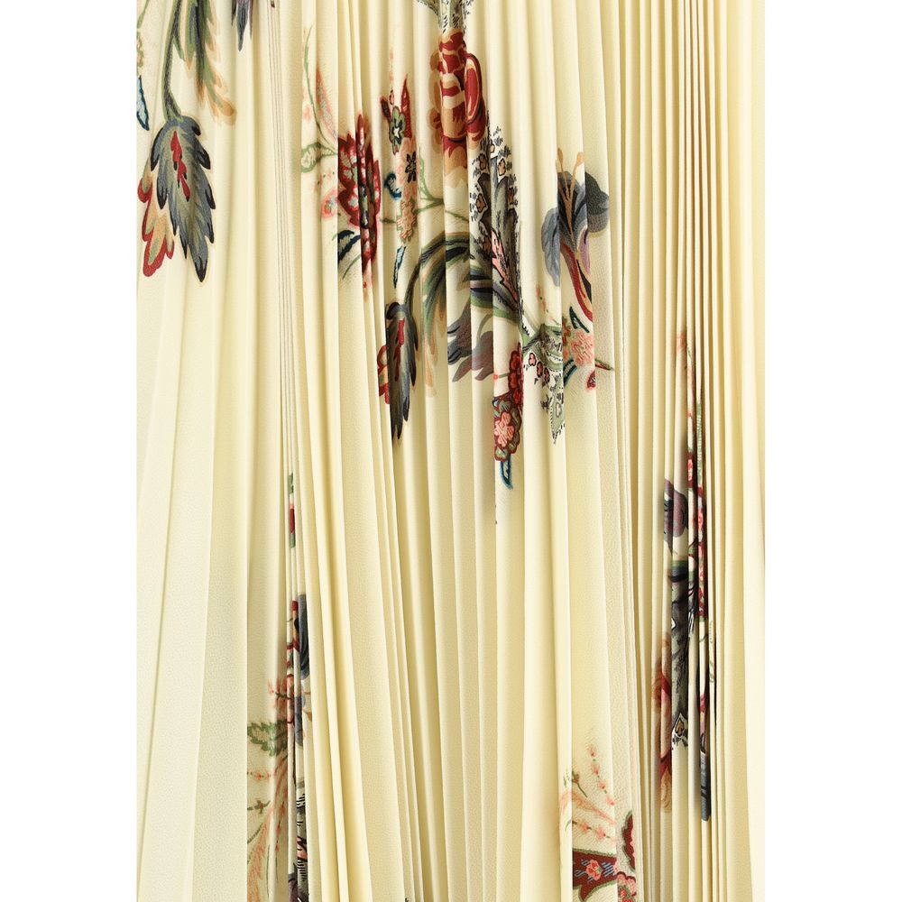 Plissé midi Skirt