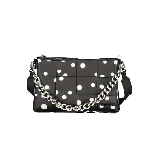 Black Polyurethane Women Bag