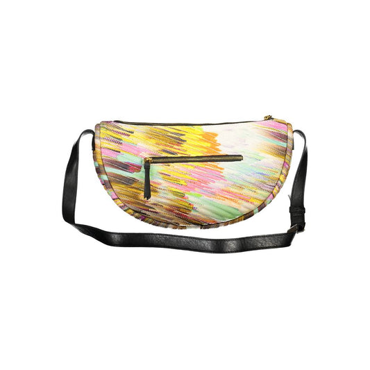 Giallo Polyester Woman Shoulder Bag